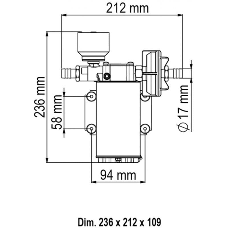 Pompa Up6/E 12/24 V. in Pompe sommerse Ebricowill - Palermo, commercioVirtuoso.it