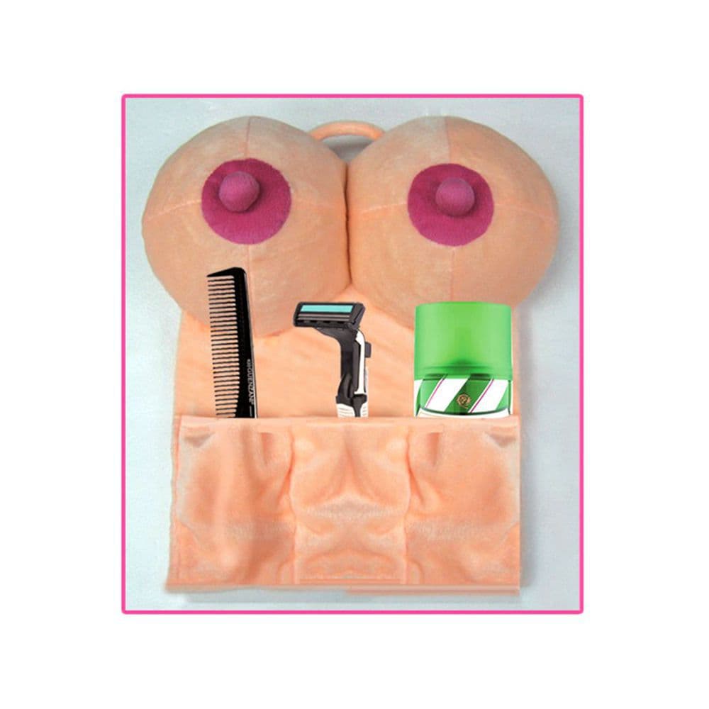 Portaoggetti sexy con tette di peluche cm 27×31 per festa di addio al celibato in Oggetti insoliti Kondorama - Martinsicuro, commercioVirtuoso.it