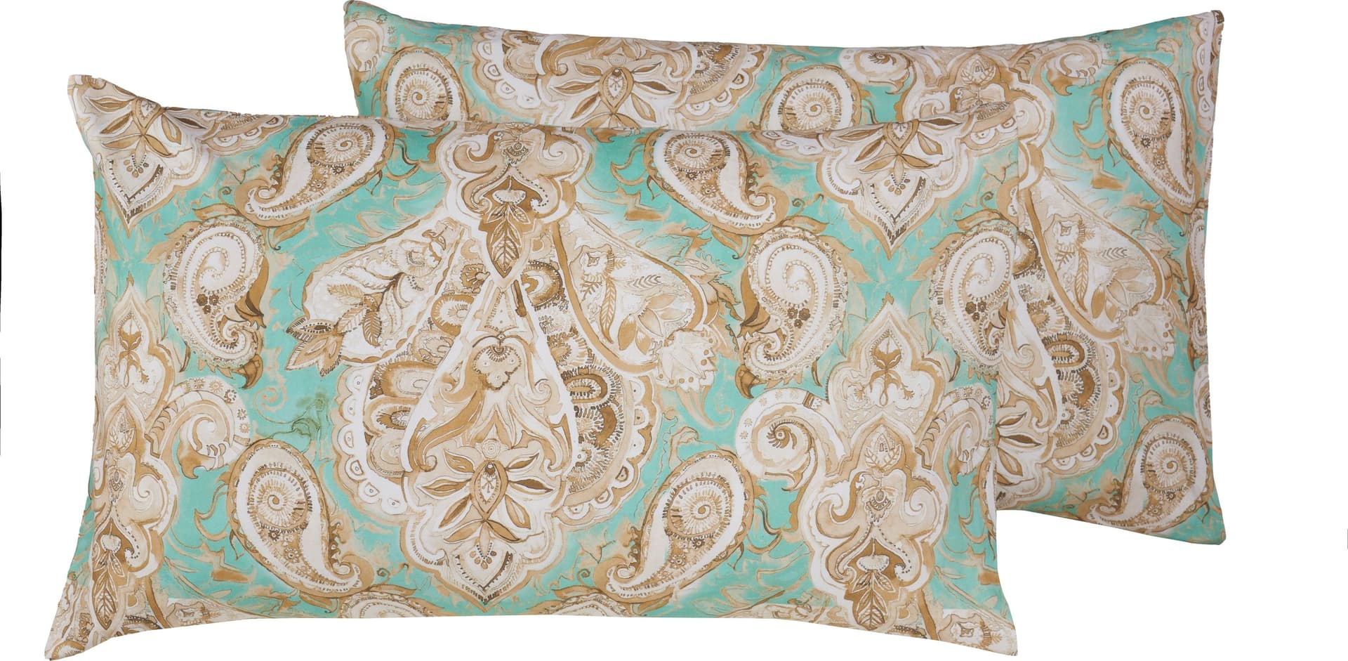 Completo letto lenzuola federe stampa digitale in cotone made in italy PAISLEY VERDE in Set di lenzuola e federe Vanita di raso - Sesto San Giovanni, commercioVirtuoso.it
