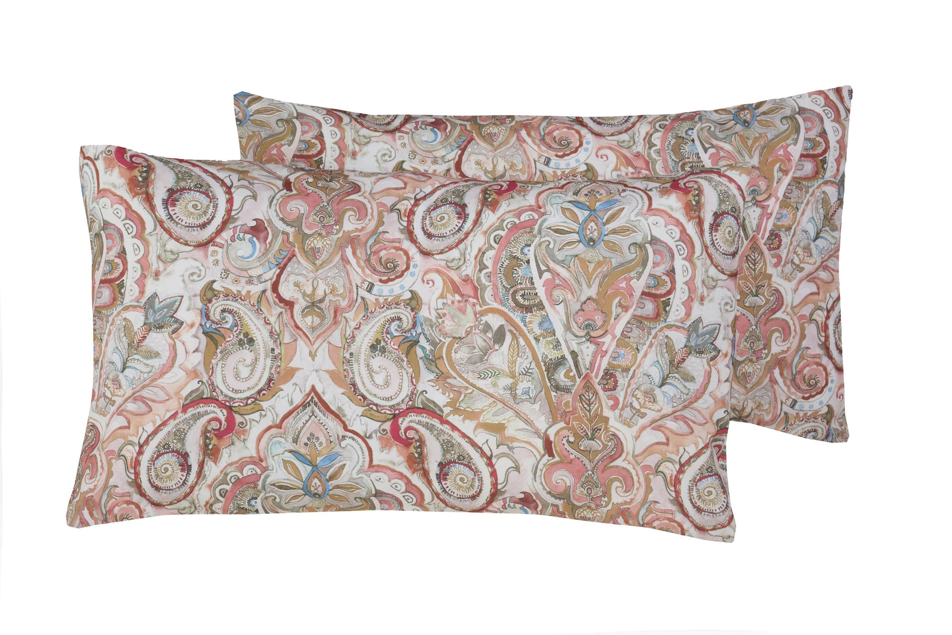 Set copripiumino federe parure Copripiumino eleganti fantasie stampa digitale 100% cotone Made in Italy PAISLEY DORATO in Set copripiumini e federe Vanita di raso - Sesto San Giovanni, commercioVirtuoso.it