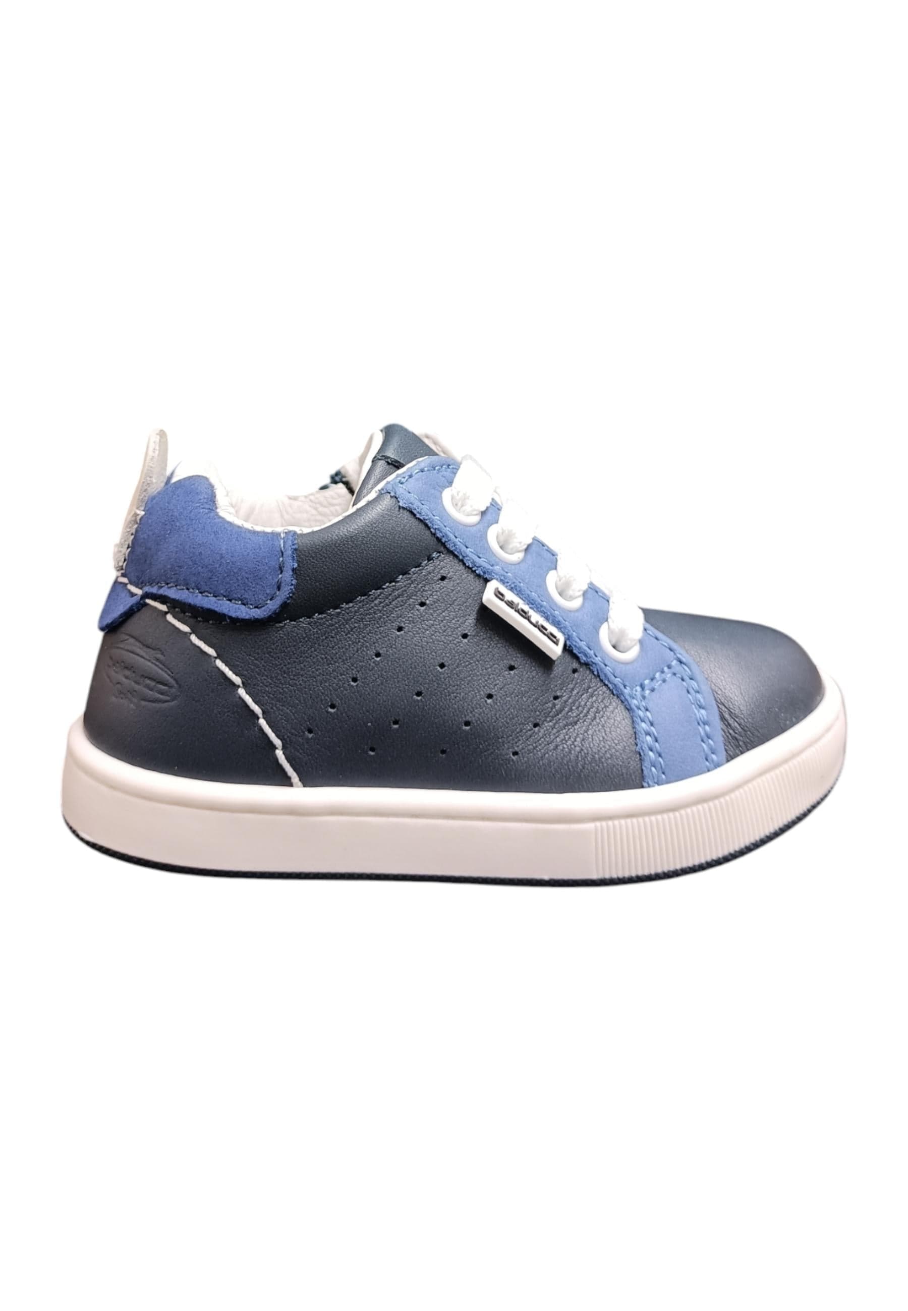 Scarpe sneakers Unisex bambini balducci cita  blue-celeste laccio e zip laterale - 6