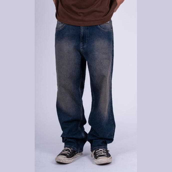 Pant  Homeboy Monster Blk Label Dirty Blue in Jeans Glad Store - Genova, commercioVirtuoso.it