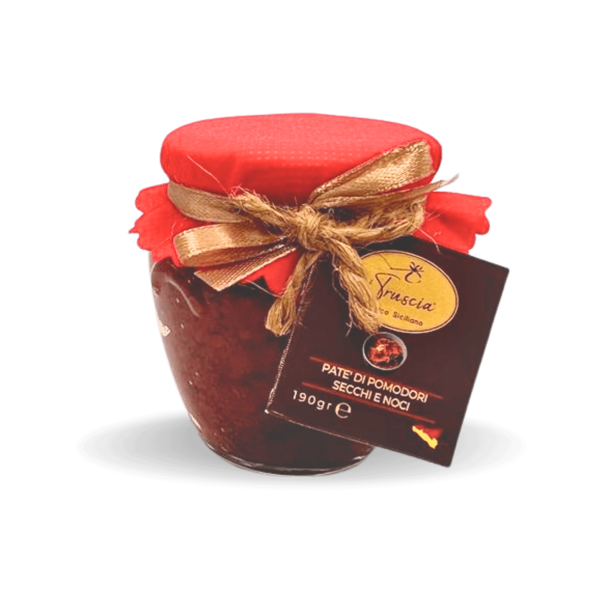 Patè di Pomodori Secchi e Noci in Verdura La Truscia Tipico Siciliano - Messina, commercioVirtuoso.it