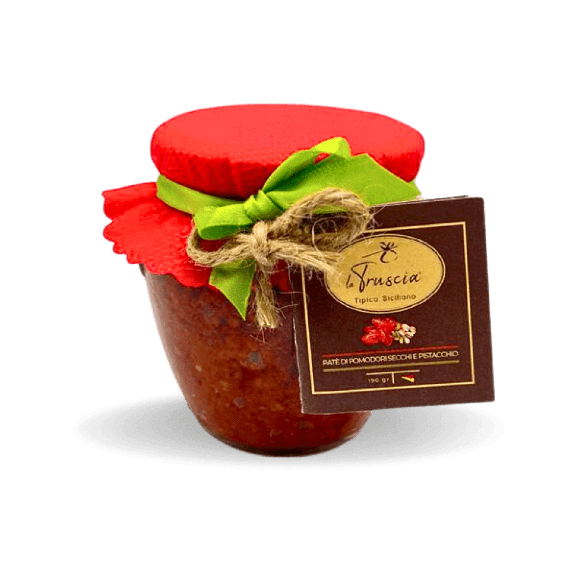 Patè di Pomodori Secchi e Pistacchi in Pomodori secchi La Truscia Tipico Siciliano - Messina, commercioVirtuoso.it
