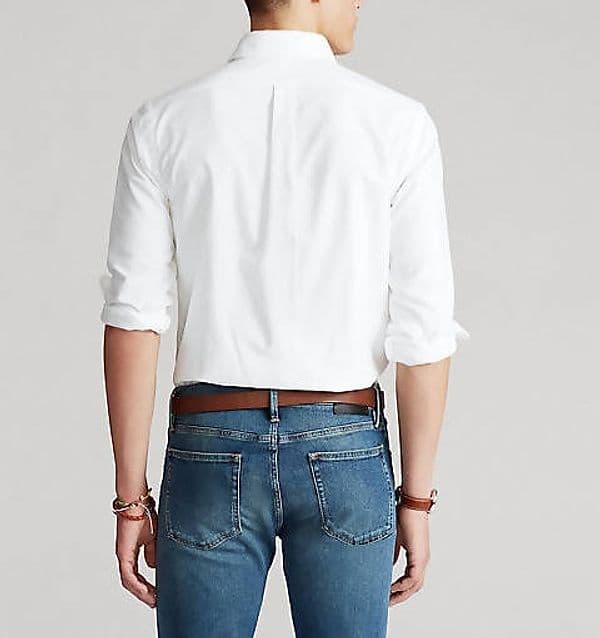 Camicia Uomo Polo Ralph Lauren Camicia Casual Slim Fit Aderente In Oxford In Cotone Collo Button Down Logo Pony Ralph Lauren Ricamato in Camicie casual Euforia - Bronte, commercioVirtuoso.it