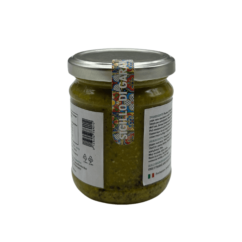 Pesto al Pistacchio 180g in Pesto Tesori Di Sicilia - Nicosia, commercioVirtuoso.it
