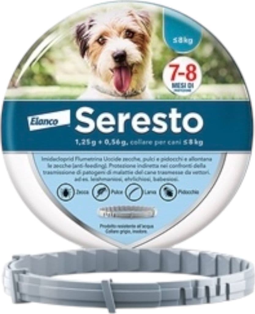 Seresto Collare Antiparassitario per Cani Fino a 8 Kg. Elanco in Collari antiparassitari Taliachicce.it - Milazzo, commercioVirtuoso.it