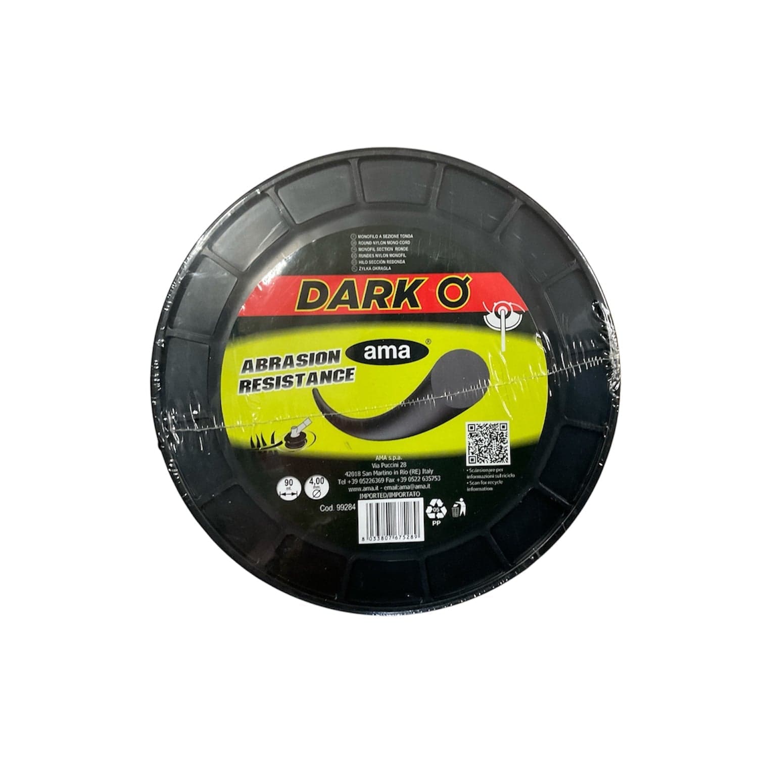 Monofilo ”DARK O” Nero Sezione Tonda d.4 mm. 90 mt. per Decespugliatore Ama in Fili Taliachicce.it - Milazzo, commercioVirtuoso.it