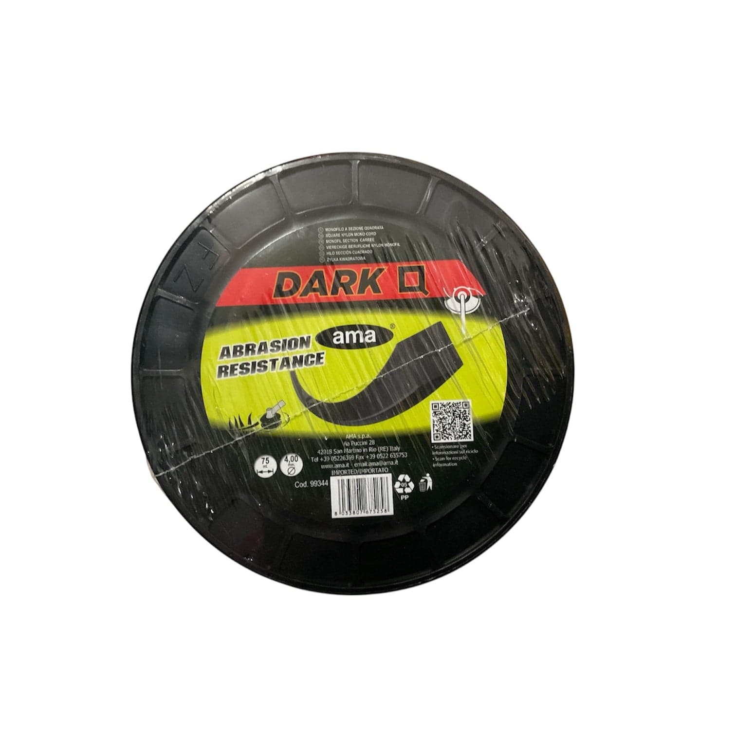 Monofilo “DARK Q” Nero Sezione Quadrata d.4,00 mm. 75 mt. per Decespugliatore Ama in Fili Taliachicce.it - Milazzo, commercioVirtuoso.it