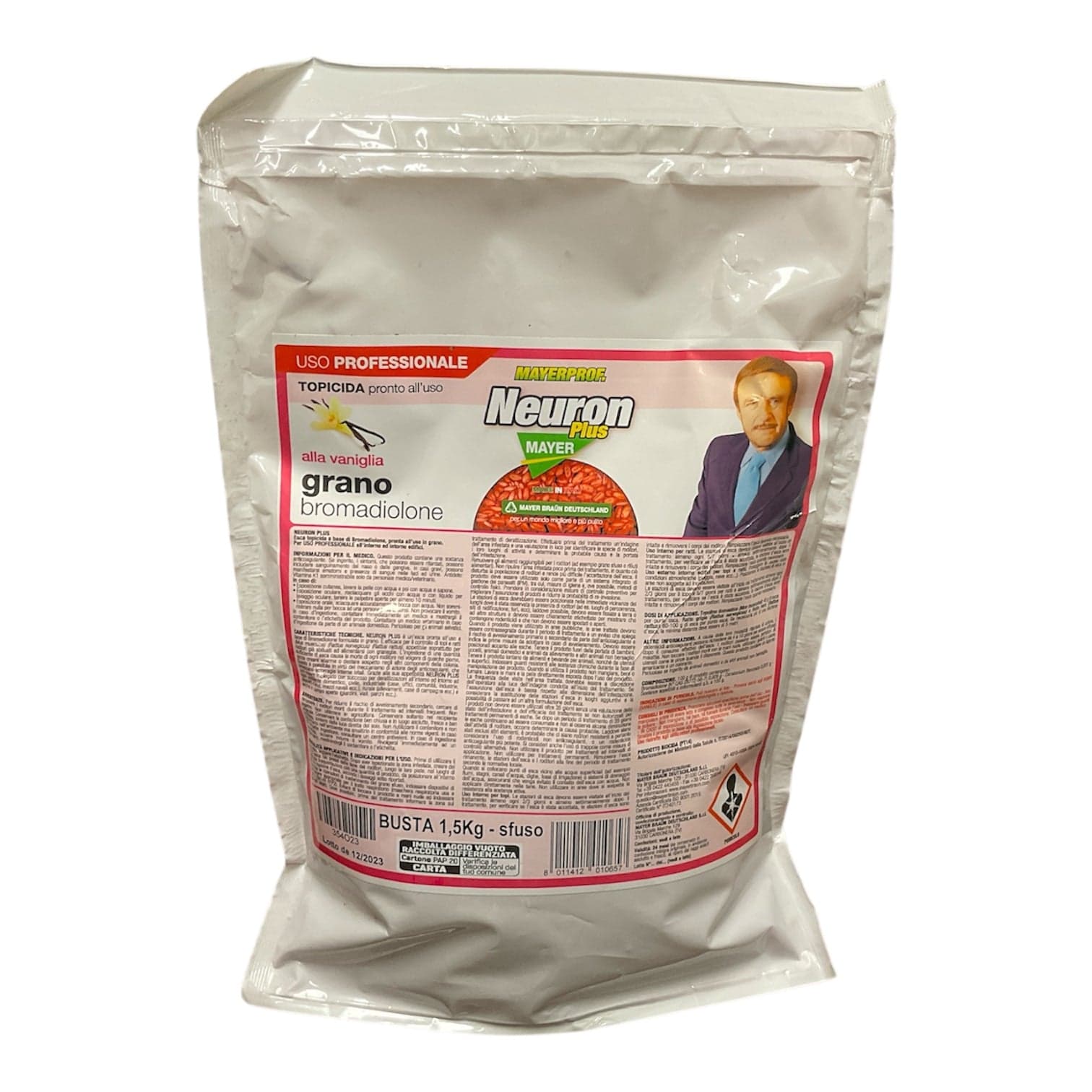 Neuron Plus Kg.1 Esca Topicida in Grano Pronto Uso Mayer Braun in Prodotti anti-roditori Taliachicce.it - Milazzo, commercioVirtuoso.it