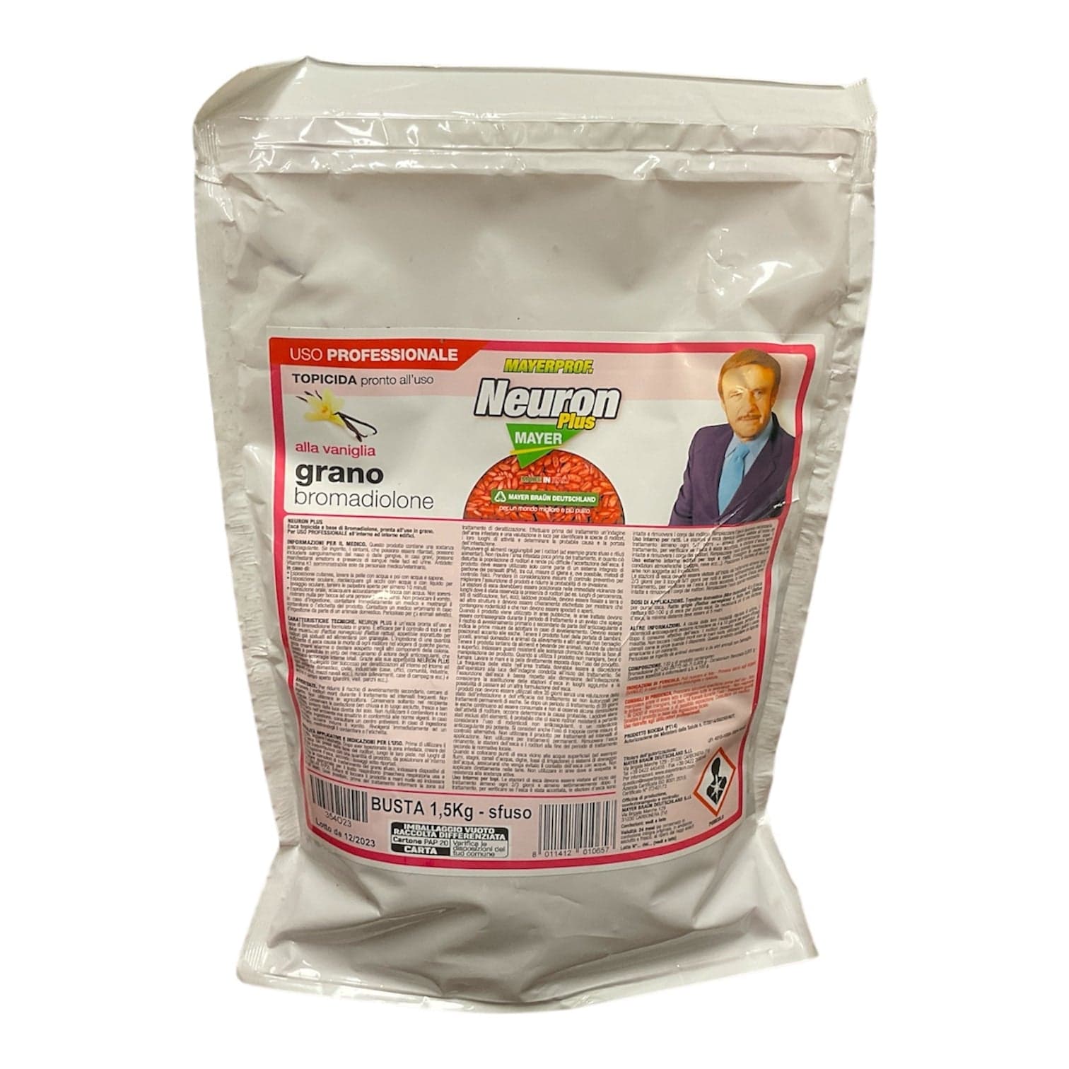 Neuron Plus Kg.1 Esca Topicida in Grano Pronto Uso Mayer Braun in Prodotti anti-roditori Taliachicce.it - Milazzo, commercioVirtuoso.it