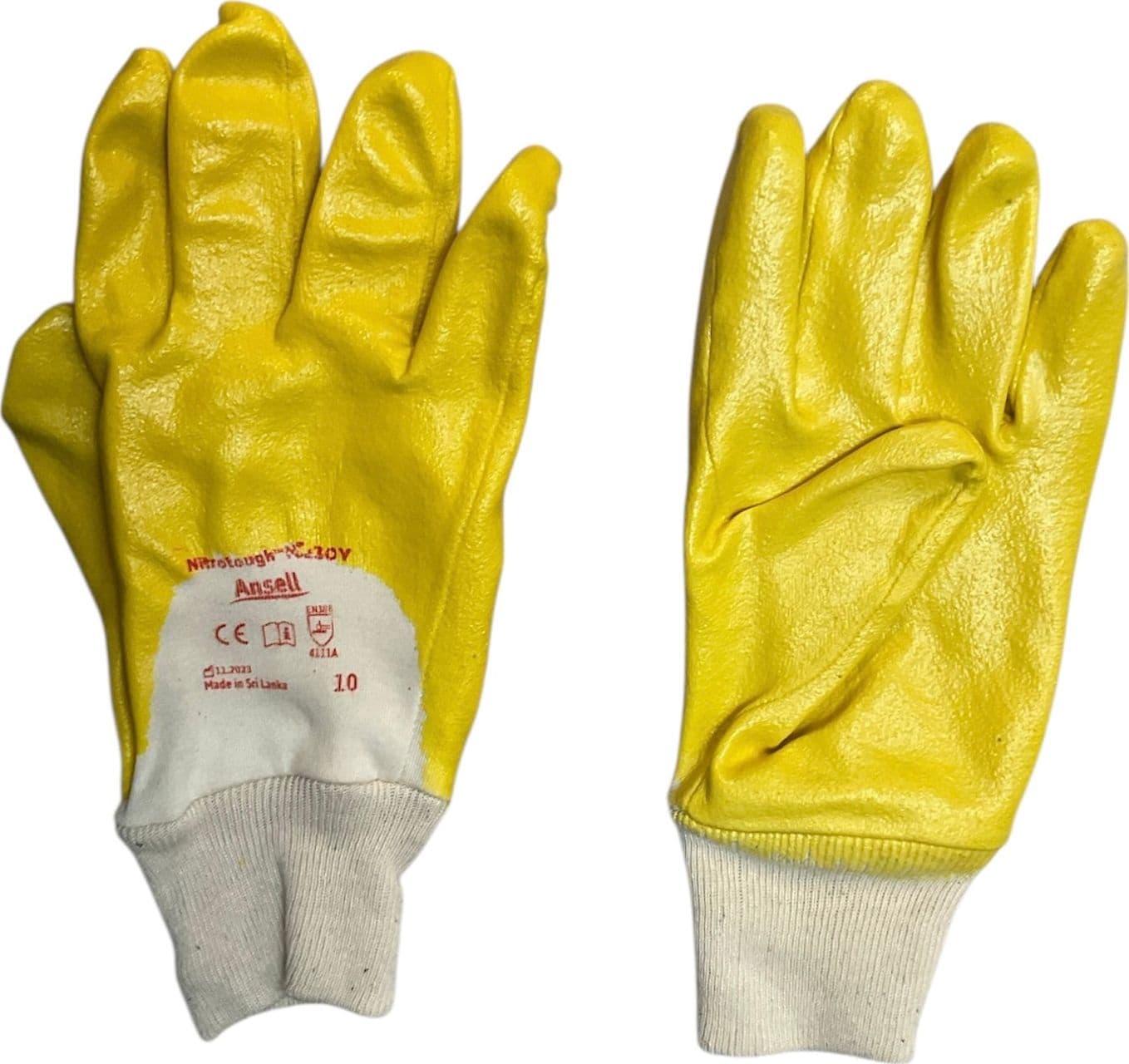 Guanti Nitrile Nitrotough N230Y con Polsino in Maglia Elasticizzato Ansell in Monouso Taliachicce.it - Milazzo, commercioVirtuoso.it