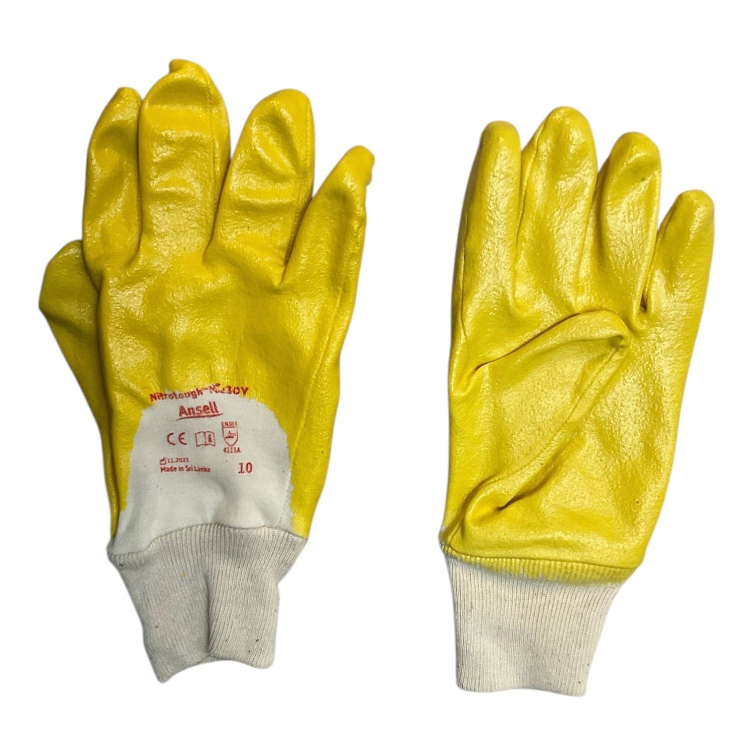 Guanti Nitrile Nitrotough N230Y con Polsino in Maglia Elasticizzato Ansell in Monouso Taliachicce.it - Milazzo, commercioVirtuoso.it