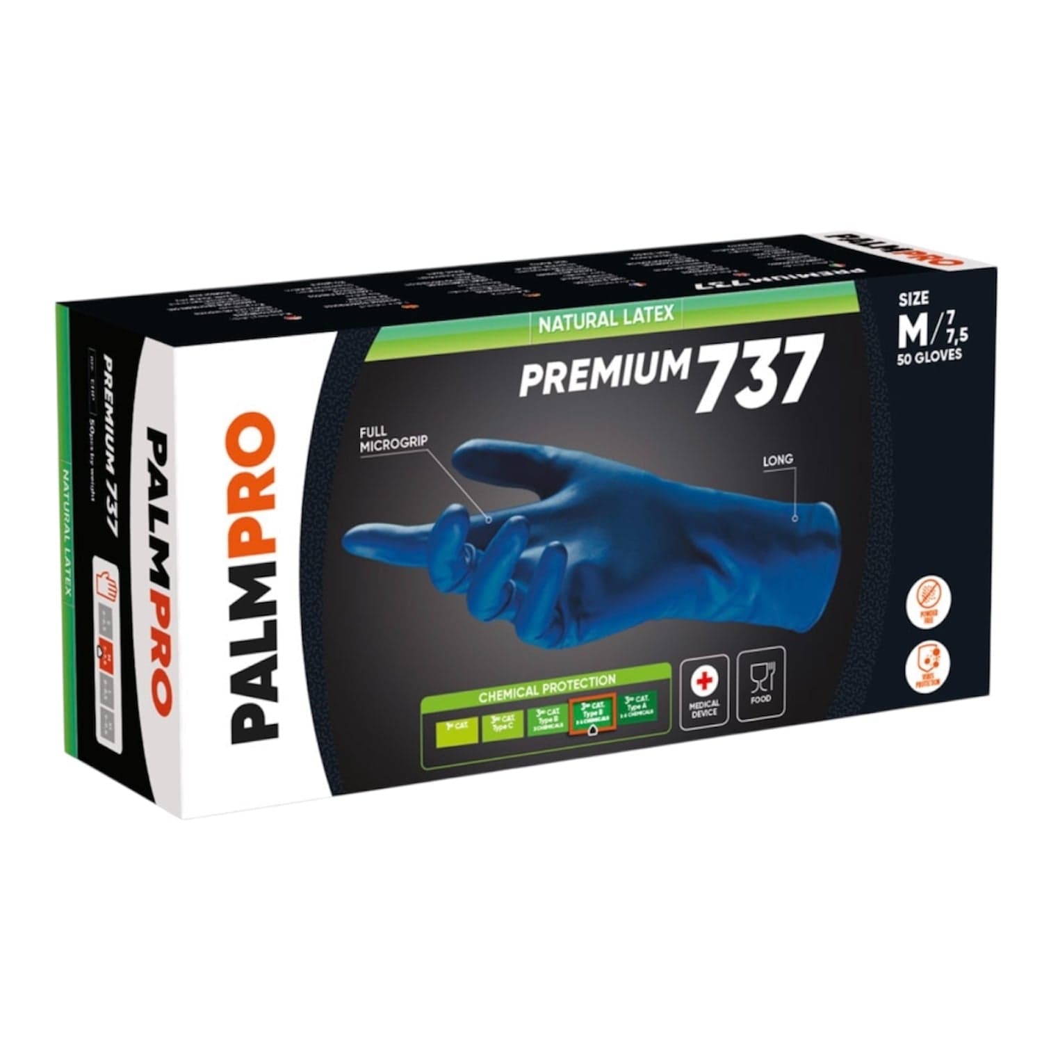 Guanti Monouso Lattice PALMPRO PREMIUM 737 Box 50 pz. Blu IcoGuanti in Autocategorizzazione Taliachicce.it - Milazzo, commercioVirtuoso.it