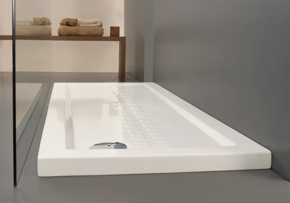 Piatto Doccia In Ceramica H5.5cm Bianco Lucido - Althea ITO in Spatole lava doccia Shopbagno.it - Roma, commercioVirtuoso.it