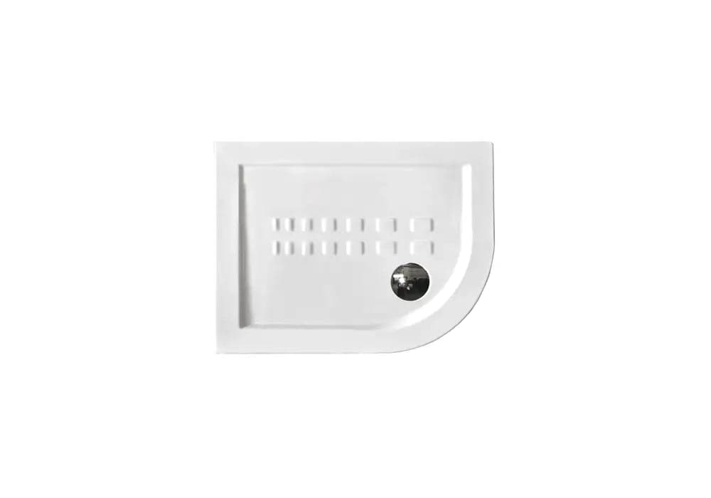 Piatto Doccia Semicircolare Ceramica Bianca H5.5cm - Althea ITO in Box doccia Shopbagno.it - Roma, commercioVirtuoso.it
