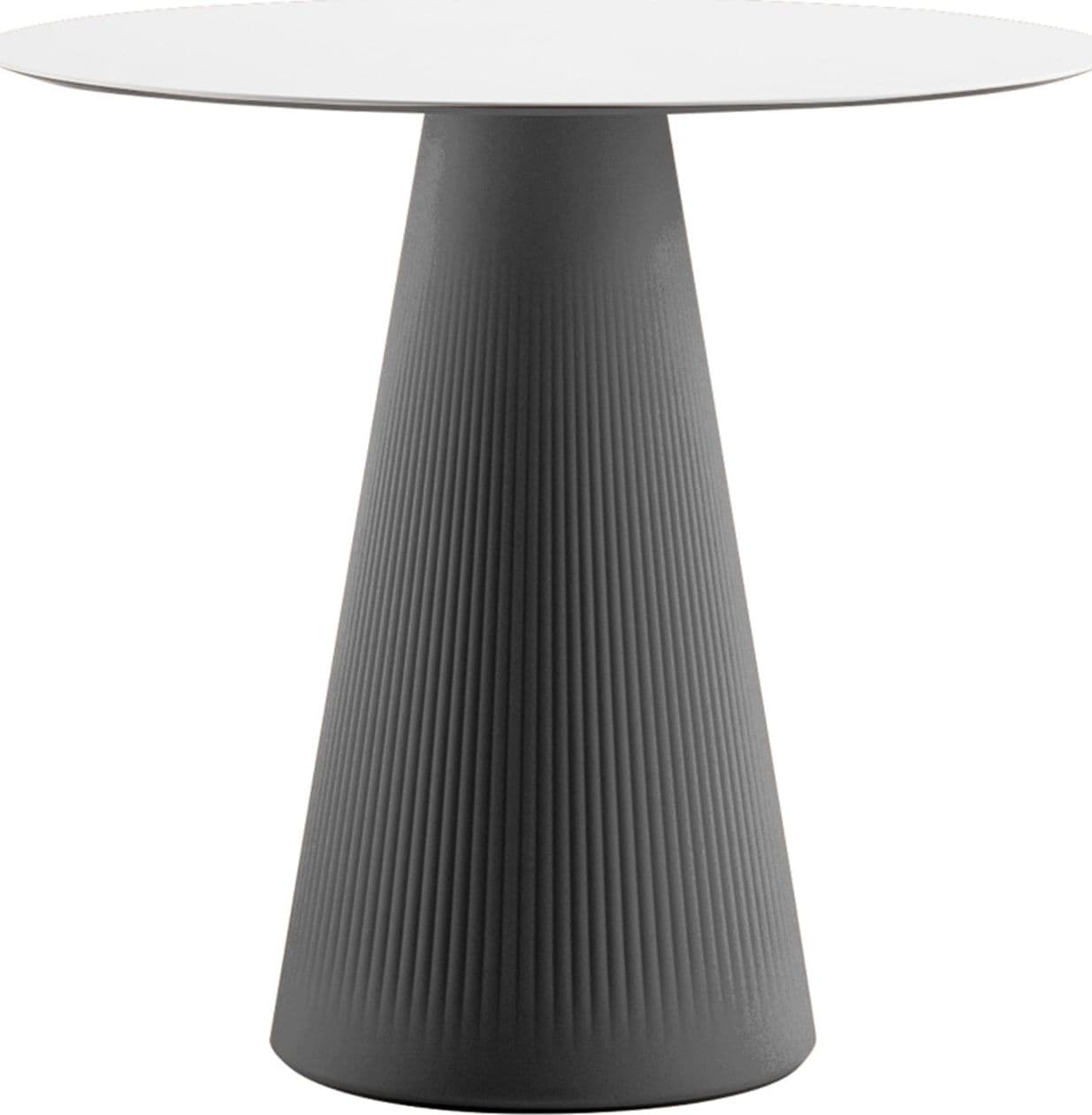 Struttura tavolo dining "Fade" struttura in polietilene per esterno – Granito – Plust