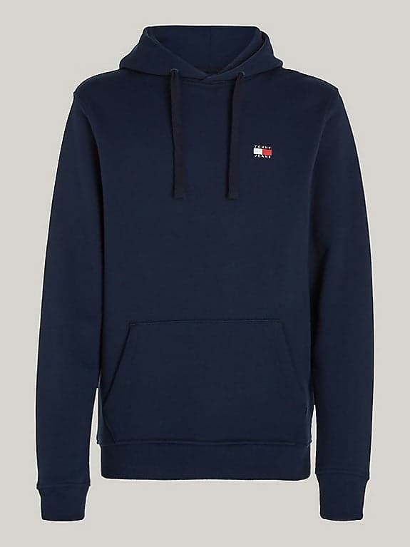 Tommy hilfiger felpa con cappuccio dmodm17988 c1g logo uomo