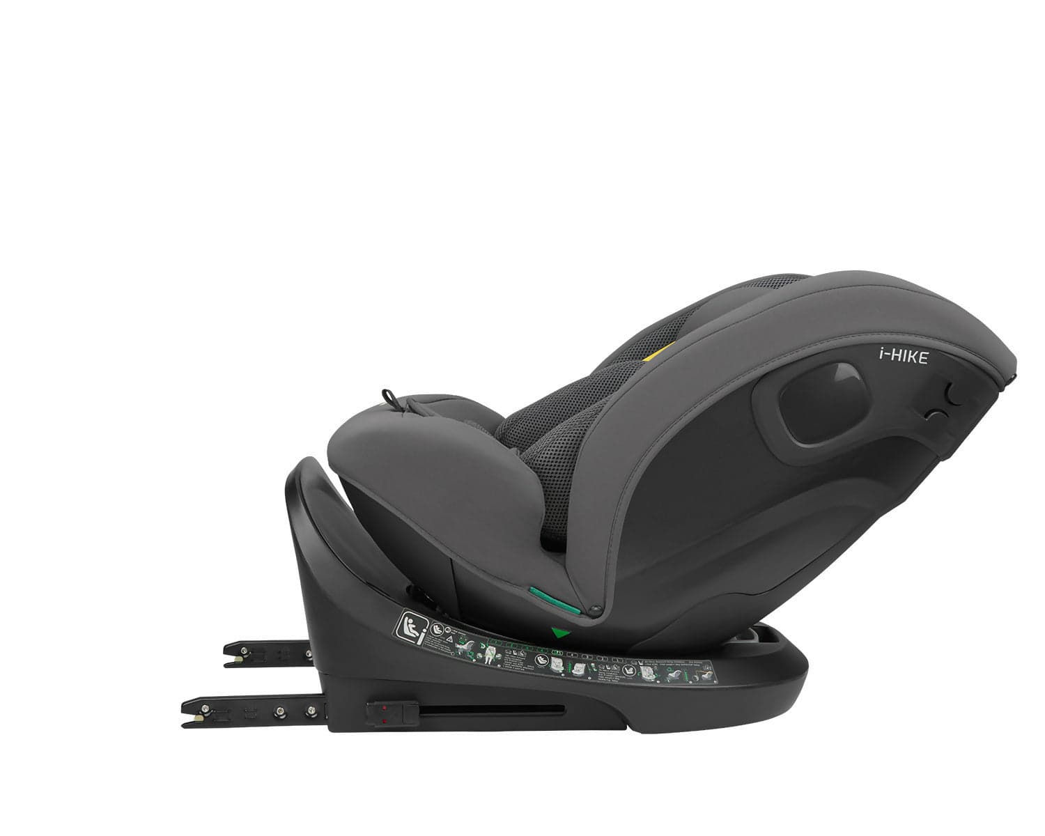 KIKKABOO Seggiolino Auto 40-150 cm i-Hike i-SIZE Dark Grey - Seggiolino Auto con Base Isofix, Da 40 a 150 cm, Omologato ECE R129/03, Girevole A 360° E Reclinabile, Gruppo 0+/1/2/3 Da 0 A 12 Anni, Dark Grey, grigio in Seggiolini auto Sanitaria Gioia del Bimbo - Villa San Giovanni, commercioVirtuoso.it