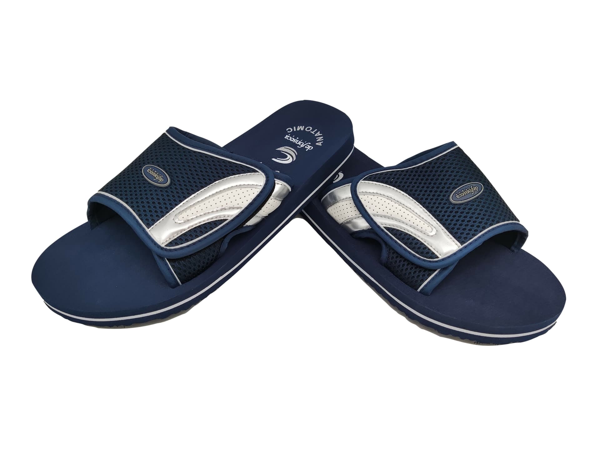 Defonseca originale modello amalfi ciabatte pantofole uomo strappo suola anatomica fondo antigraffio per casa giardino spiaggia doccia qualità italiana