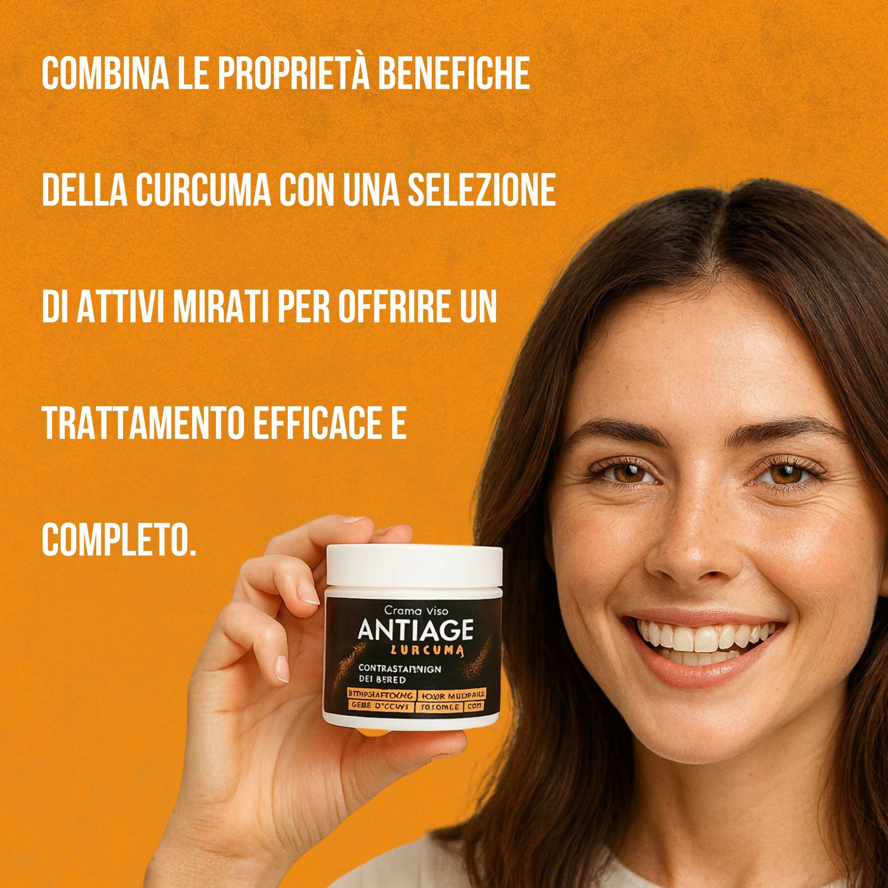 Crema Viso Antiage "Oro Naturale" alla Curcuma – Trattamento Illuminante con Sodio Ialuronato e Karité – Nutriente Giorno & Notte 50ml in Creme BasketGuru Italia - Palermo, commercioVirtuoso.it