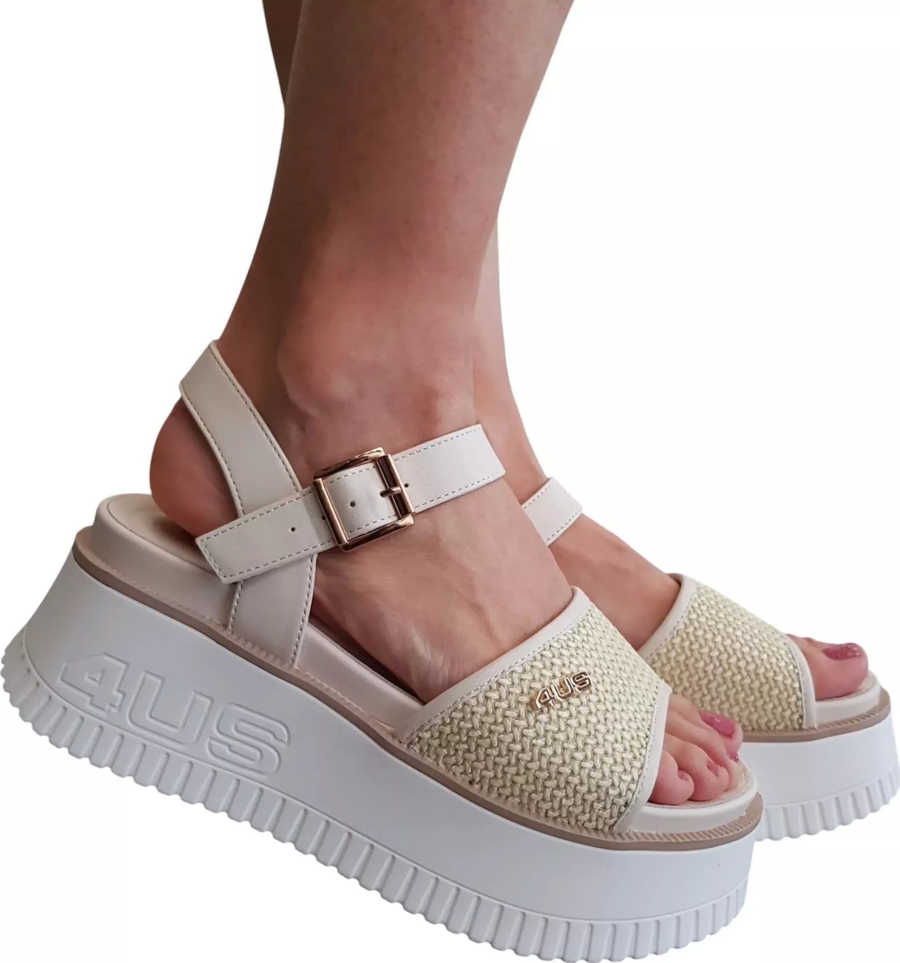 4US Paciotti Donna Sandali con fibbia in Ciabatte moda Cantali Calzature - Randazzo, commercioVirtuoso.it