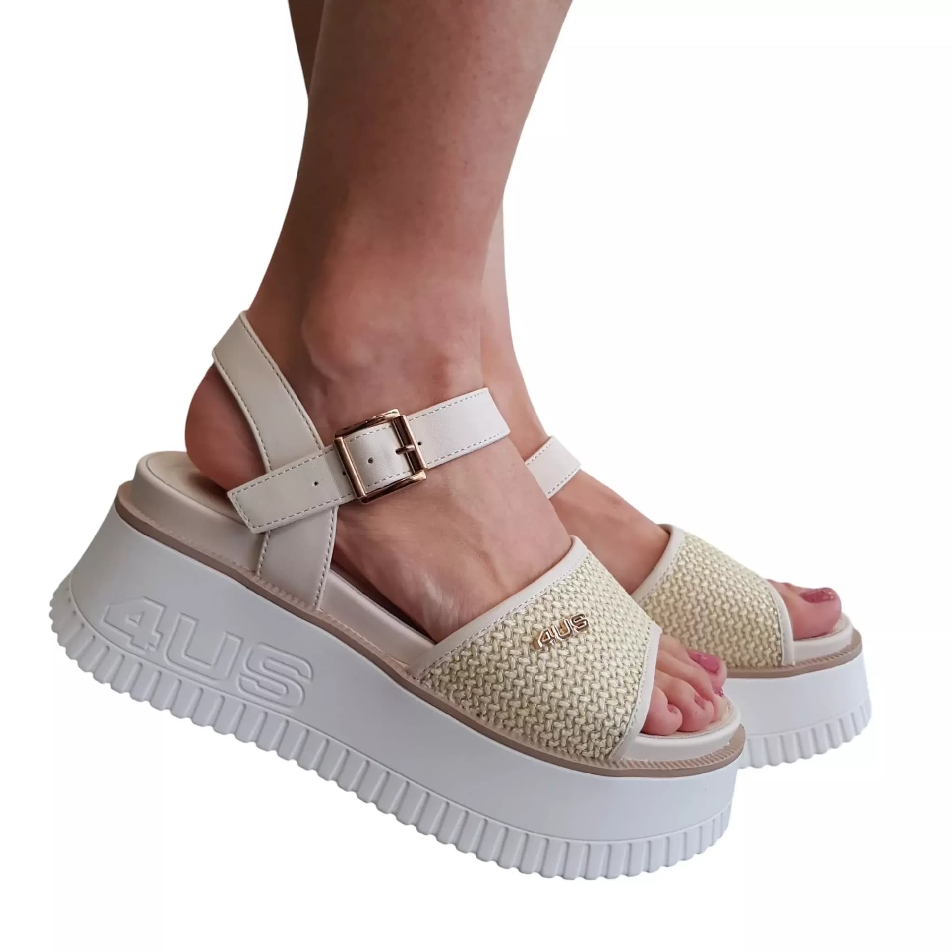 4US Paciotti Donna Sandali con fibbia in Ciabatte moda Cantali Calzature - Randazzo, commercioVirtuoso.it