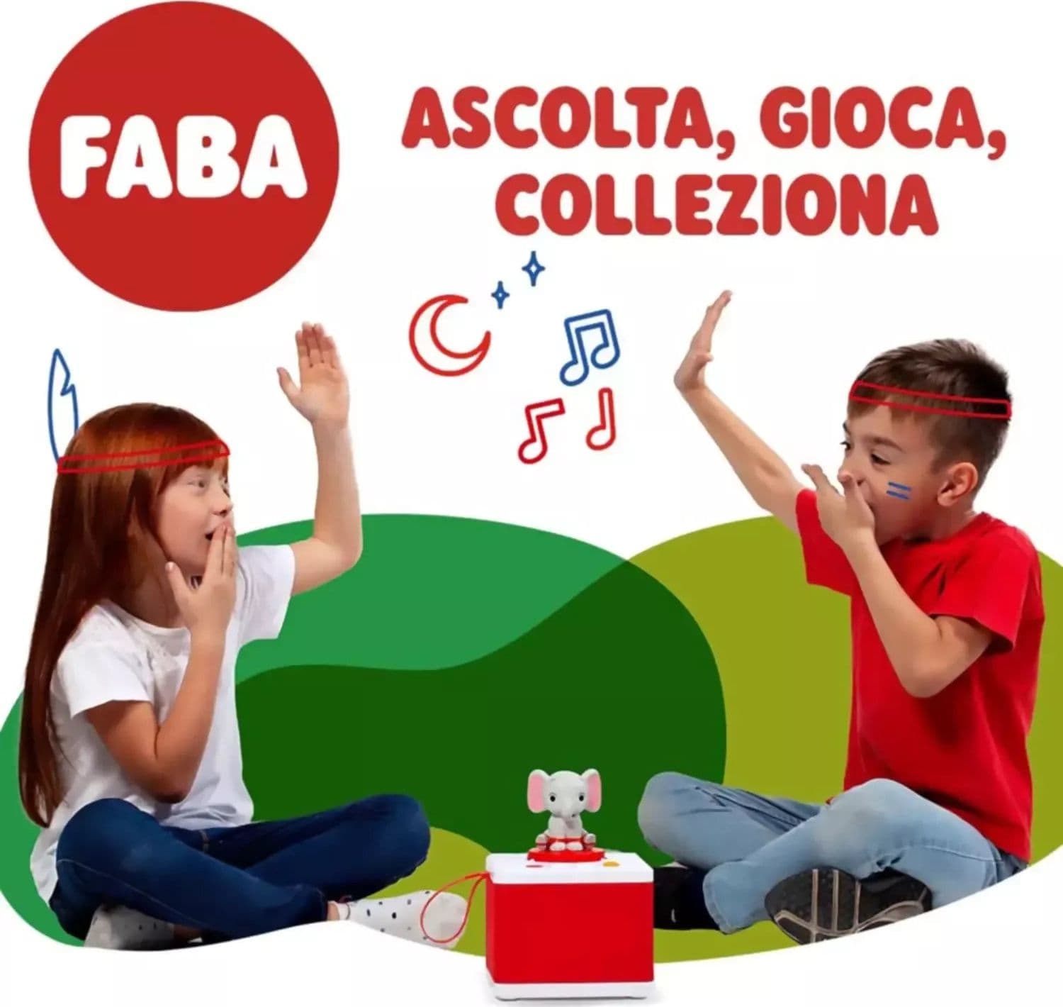 FABA Raccontastorie Bianco con Personaggio Sonoro Ele l'Elefante - crescere insieme in Libri interattivi Sanitaria Gioia del Bimbo - Villa San Giovanni, commercioVirtuoso.it
