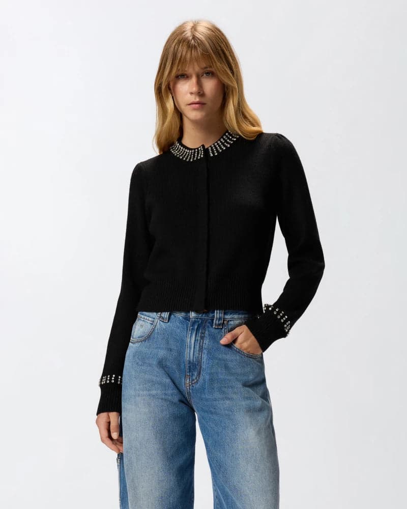 Pinko SPEZZINO CARDIGAN BLEND WS STR FW25 da donna in Cardigan Drestige - Casamassima, commercioVirtuoso.it