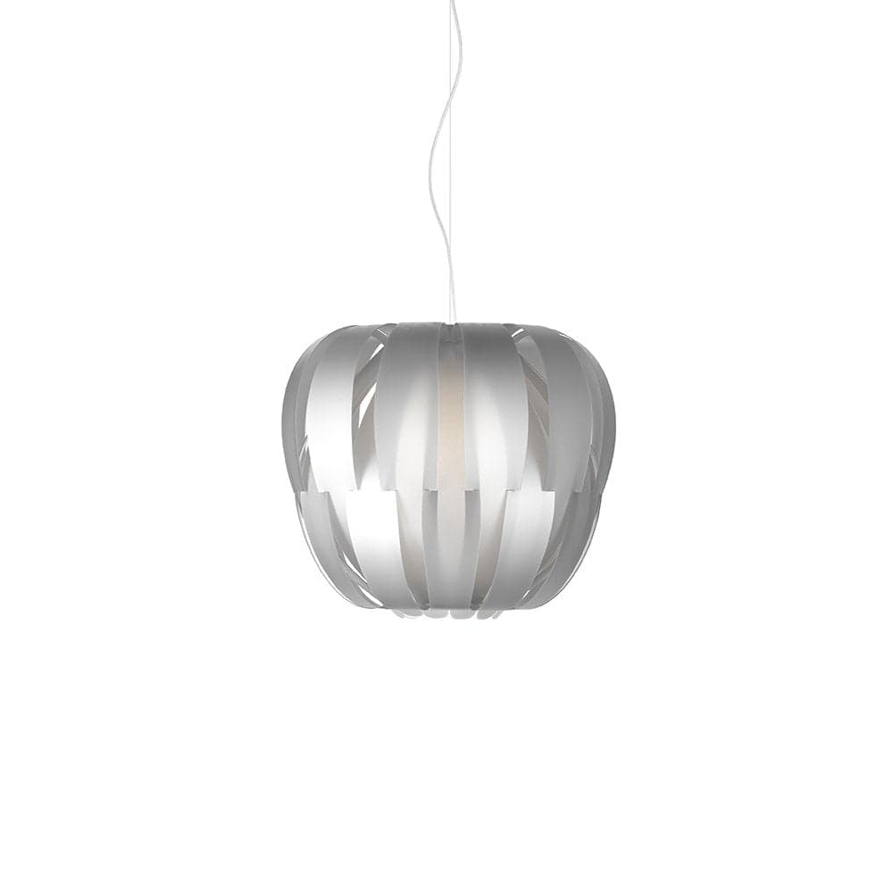 Sospensione Moderna 3 Luci Queen In Polilux Silver D75 Made In Italy in Lampade a sospensione LuceArt - Montecorvino Pugliano, commercioVirtuoso.it