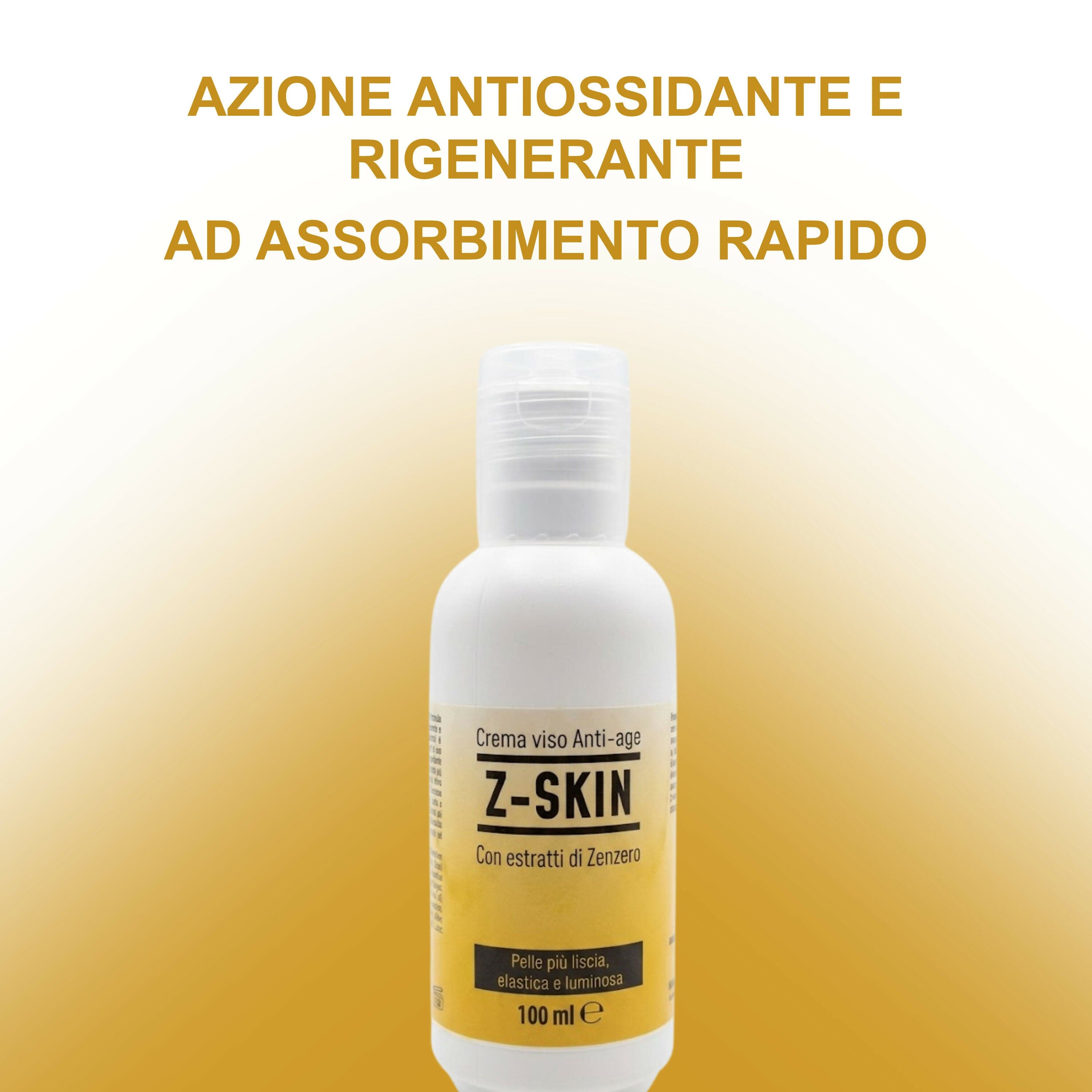 Crema Viso Antirughe con Curcuma e Vitamina E – Idratante e Rigenerante con Burro di Karité – Per Pelle Secca e Grassa – Antiage, Nutriente – 50ml – Antiage Curcuma Z-Skin in Maschere BasketGuru Italia - Palermo, commercioVirtuoso.it