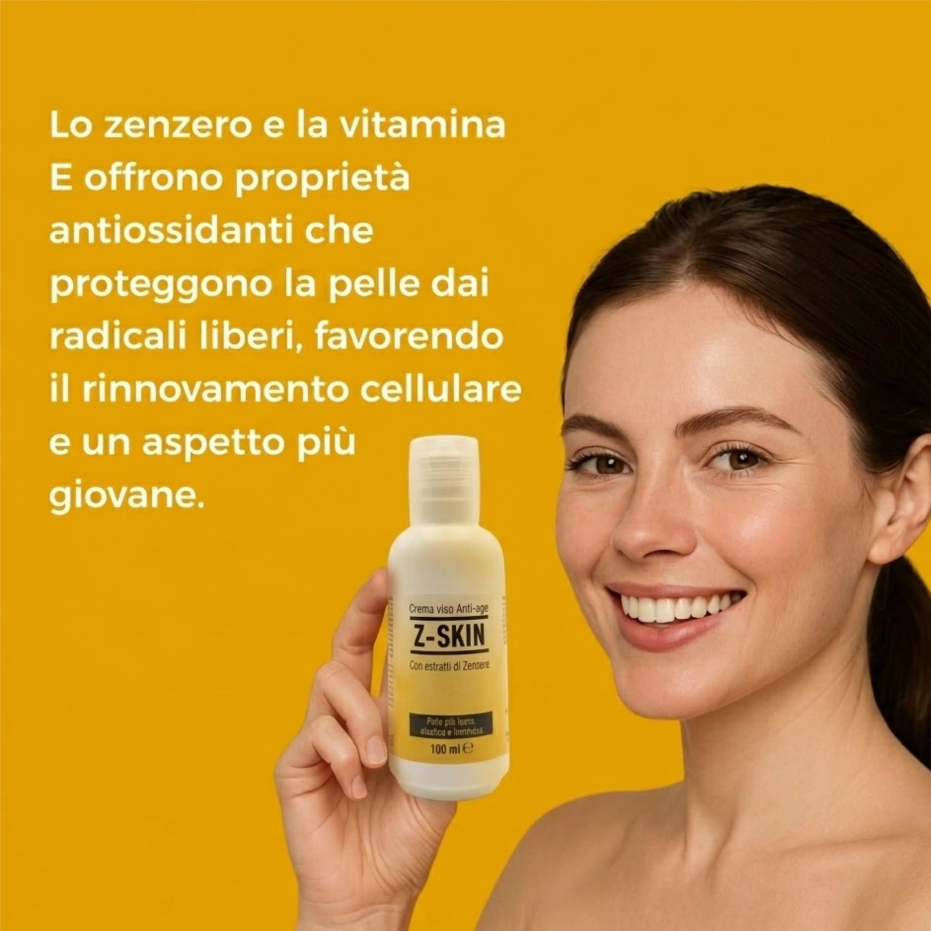 Crema Viso Antirughe con Curcuma e Vitamina E – Idratante e Rigenerante con Burro di Karité – Per Pelle Secca e Grassa – Antiage, Nutriente – 50ml – Antiage Curcuma Z-Skin in Maschere BasketGuru Italia - Palermo, commercioVirtuoso.it