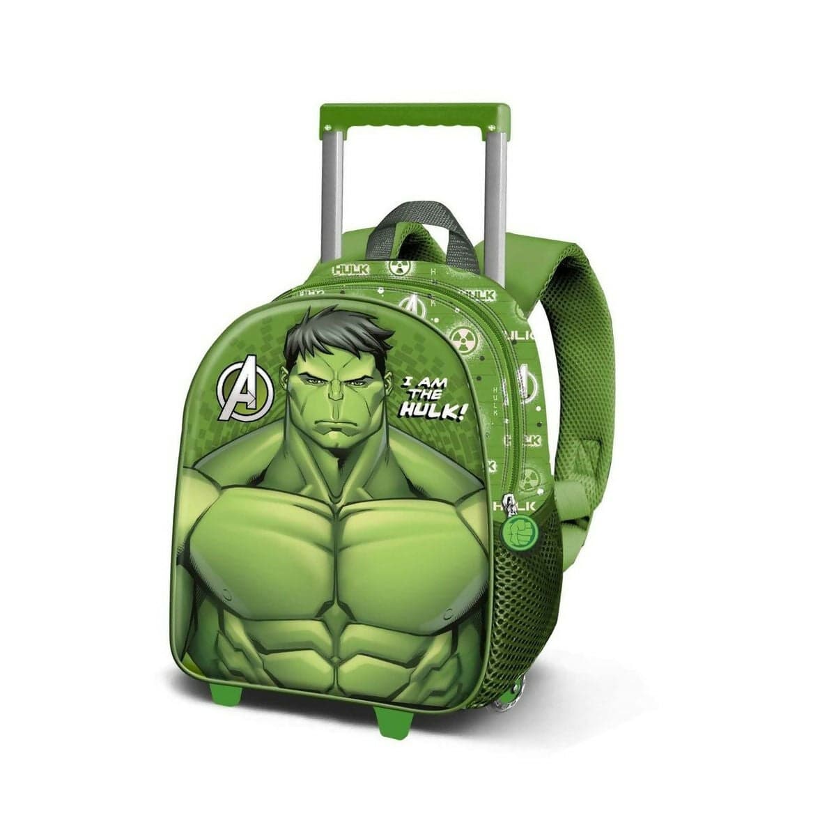 Marvel Hulk Rage-Zainetto 3D con Ruote Piccolo, Verde in Astucci Cartoleria Deja Vu - Crotone, commercioVirtuoso.it
