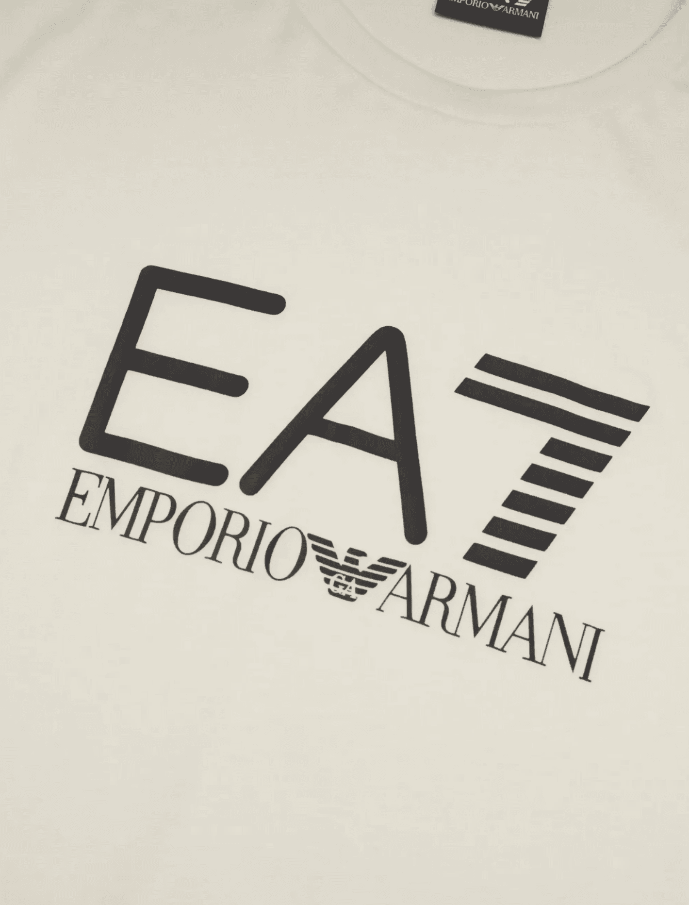 Emporio Armani T-Shirt Uomo Girocollo 7 Lines in Jersey Di Misto Cotone Asv in T-shirt Euforia - Bronte, commercioVirtuoso.it