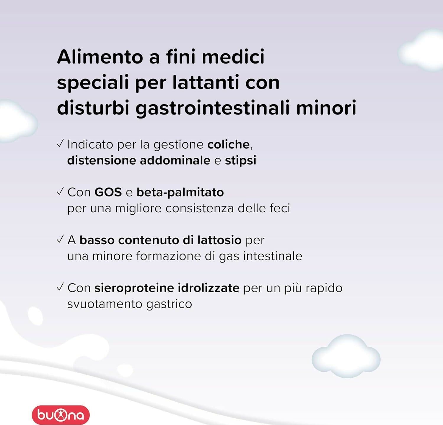 2x BBmilk DG - Latte Biologico in Polvere Alimento a fini medici speciali indicato per la gestione dietetica di lattanti con problemi gastrointestinali minori - coliche e stipsi - 2 Confezioni da 400gr ciascuna - 800gr totale in Latte in polvere per bambini Sanitaria Gioia del Bimbo - Villa San Giovanni, commercioVirtuoso.it
