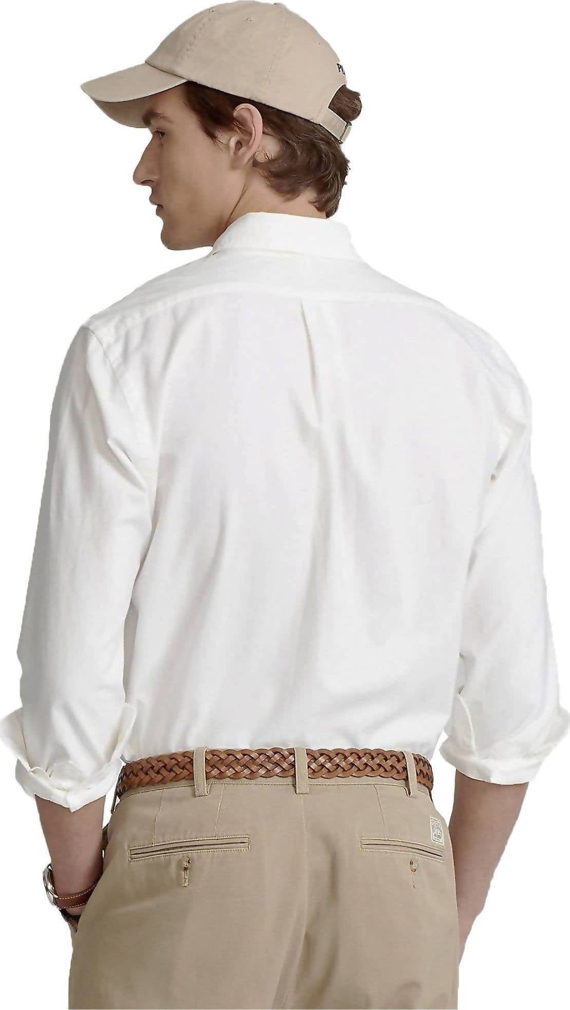 Ralph Lauren Camicia Uomo Button-down Tinta Unita Slim Fit Feather Weight Twill Camicia Polo Maniche Lunghe Pony Ricamato in Camicie casual Euforia - Bronte, commercioVirtuoso.it