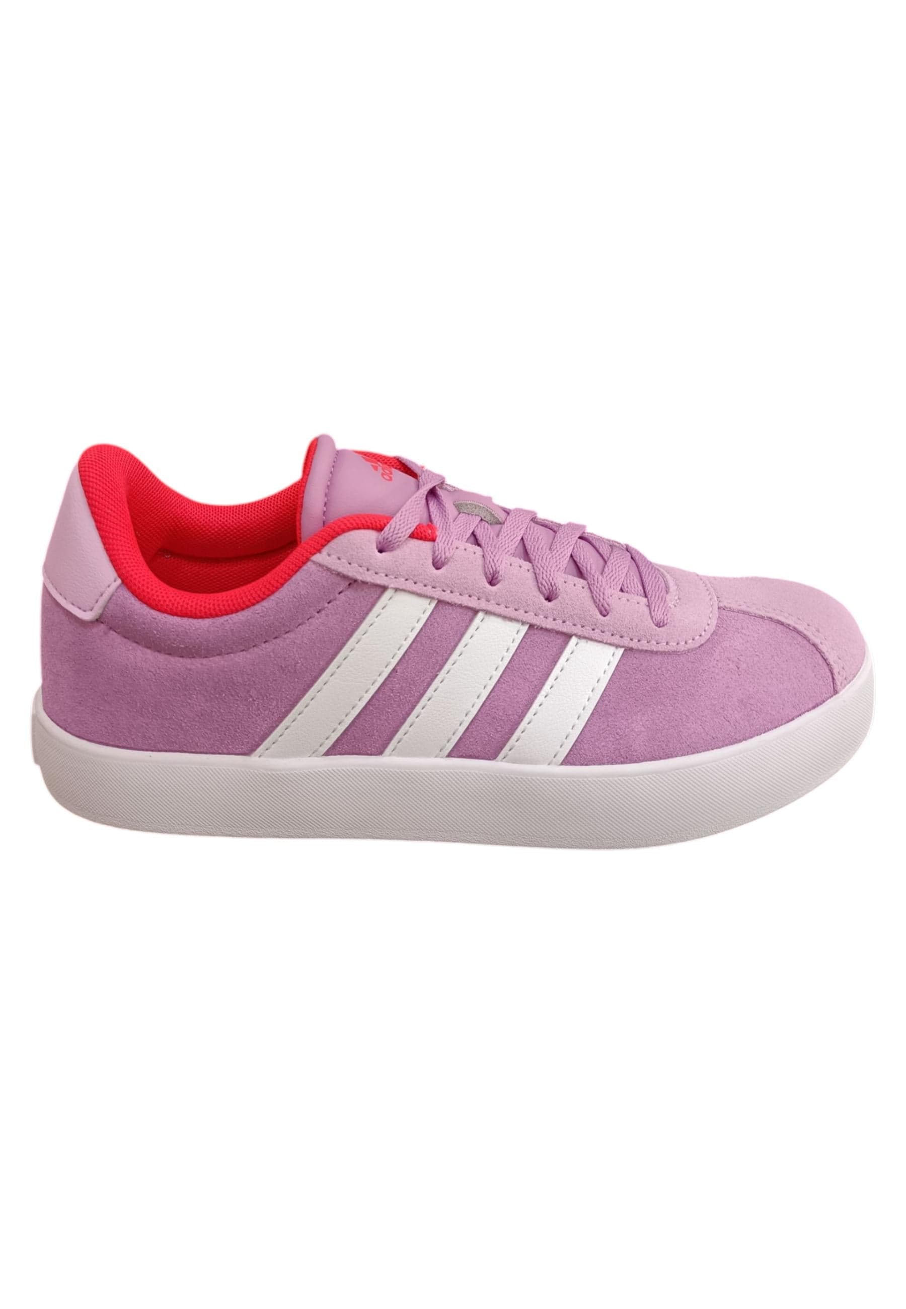 sarpe sneakers Bambini e ragazzi adidas GRAND COURT  viola-bianco laccio - 8