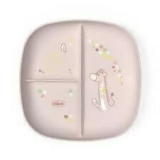 CHICCO Piatto Porzionato (rosa)