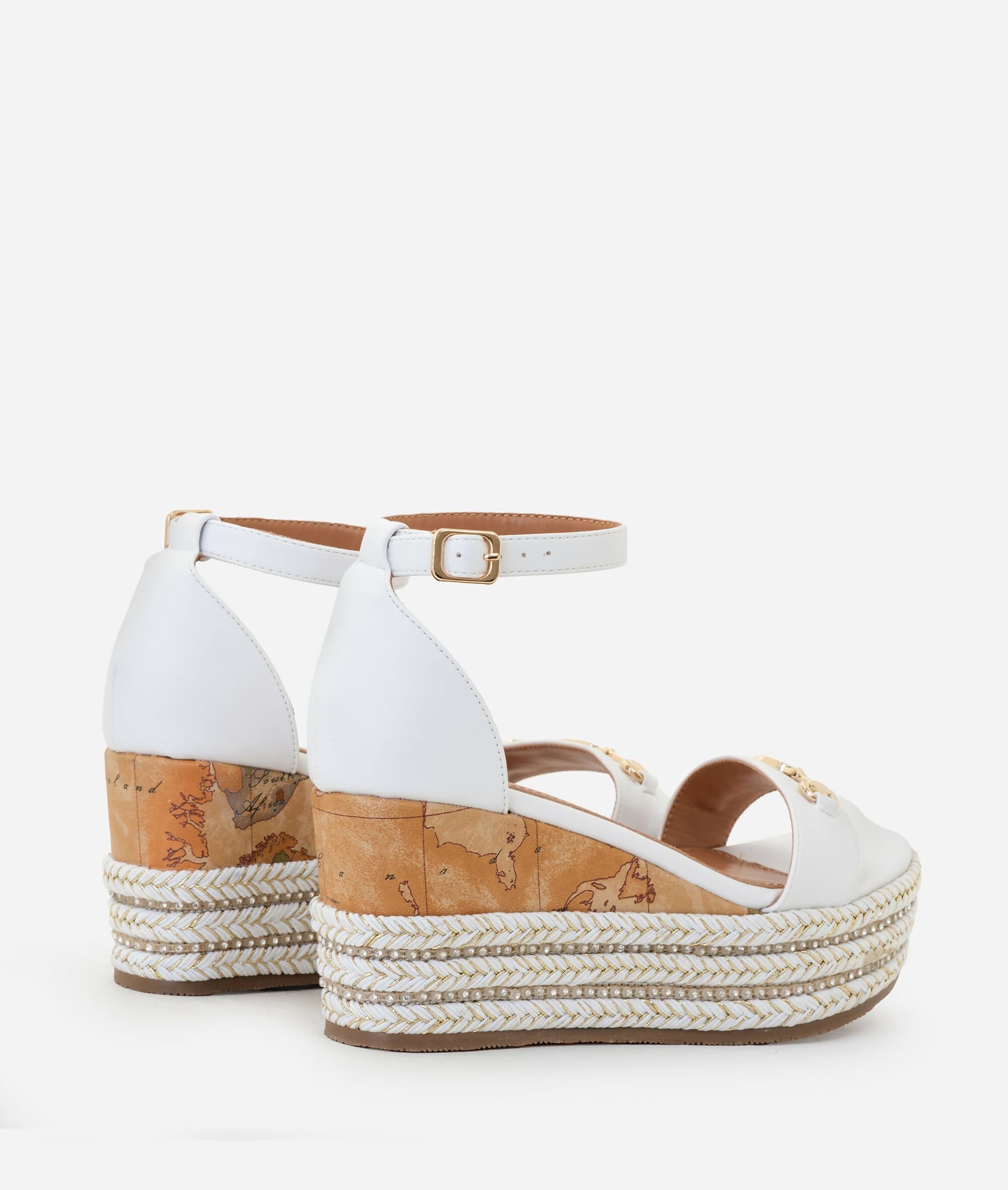 Alviero Martini 1° Classe Donna Sandali in eco nappa con zeppa in corda in Sandali moda Cantali Calzature - Randazzo, commercioVirtuoso.it