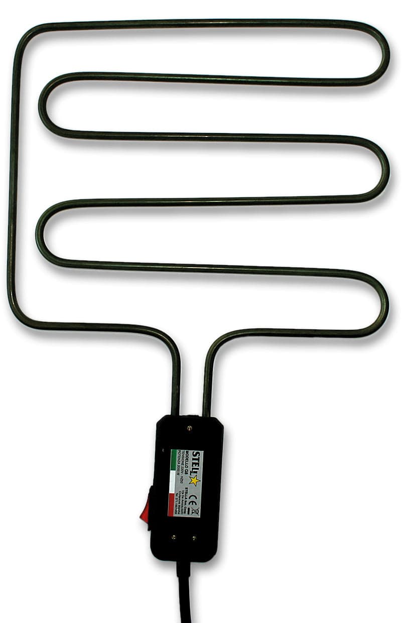 Bistecchiera griglia elettrica in acciaio inox 2000 Watt Made in Italy La Stella - G8 in Bistecchiere Elettroccasione - Terlizzi, commercioVirtuoso.it