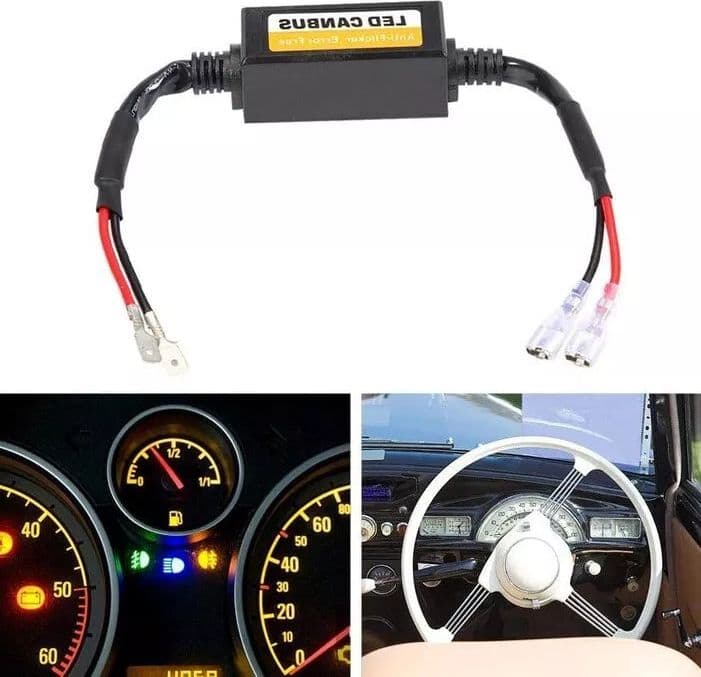 Filtro Canbus H1-H3 12V con Decoder e Resistenza Elimina Sfarfallamenti e Errori per Kit LED in Lampadine per esterno Solgeny - Besate, commercioVirtuoso.it