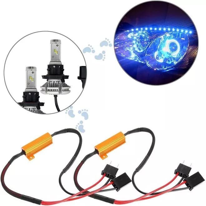 1 Resistenza Canbus Cablaggio per LED H7 12V Decodificatore Resistenze Luci Auto No Errore in Lampadine per esterno Solgeny - Besate, commercioVirtuoso.it