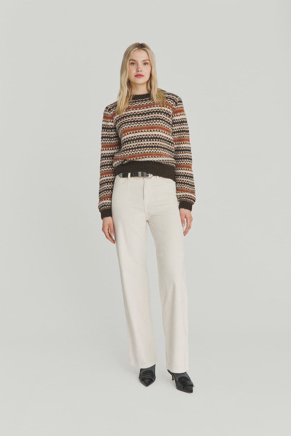 Roy Roger's pantalone donna Marta woman velluto 500/R elst.  RND091P3290112 C0228