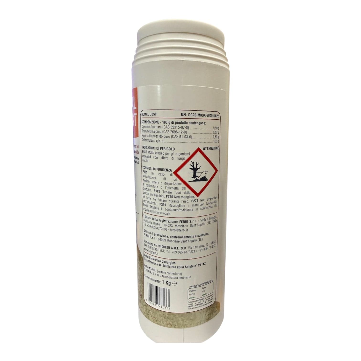 Romal Dust Kg 1 Polvere Microgranulare ad Azione Insetticida Acaricida Pronta all'Uso B4Green in Autocategorizzazione Taliachicce.it - Milazzo, commercioVirtuoso.it