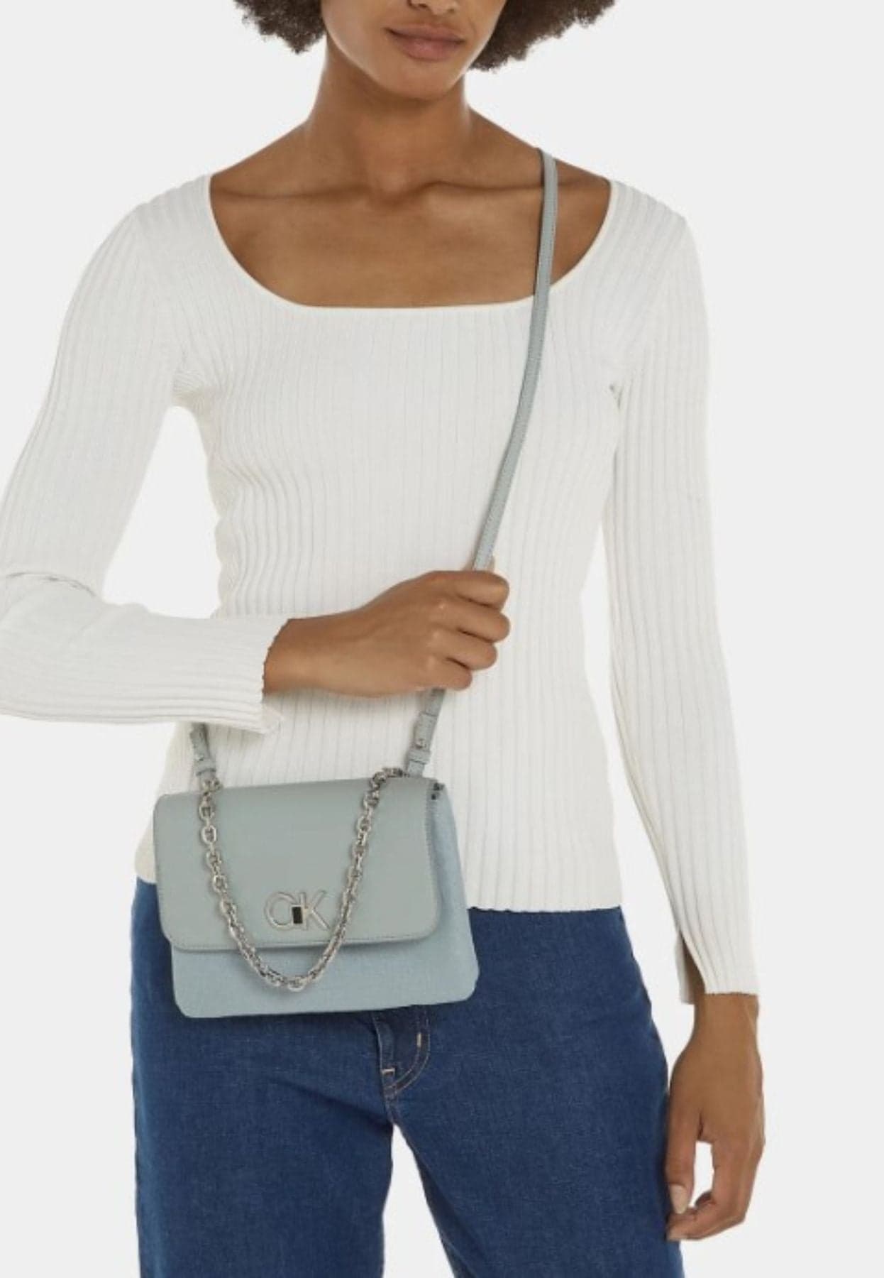 calvin klein BORSA RE-LOCK DOUBLE GUSETT BAG_JCQ da donna in Borse a tracolla Drestige - Casamassima, commercioVirtuoso.it