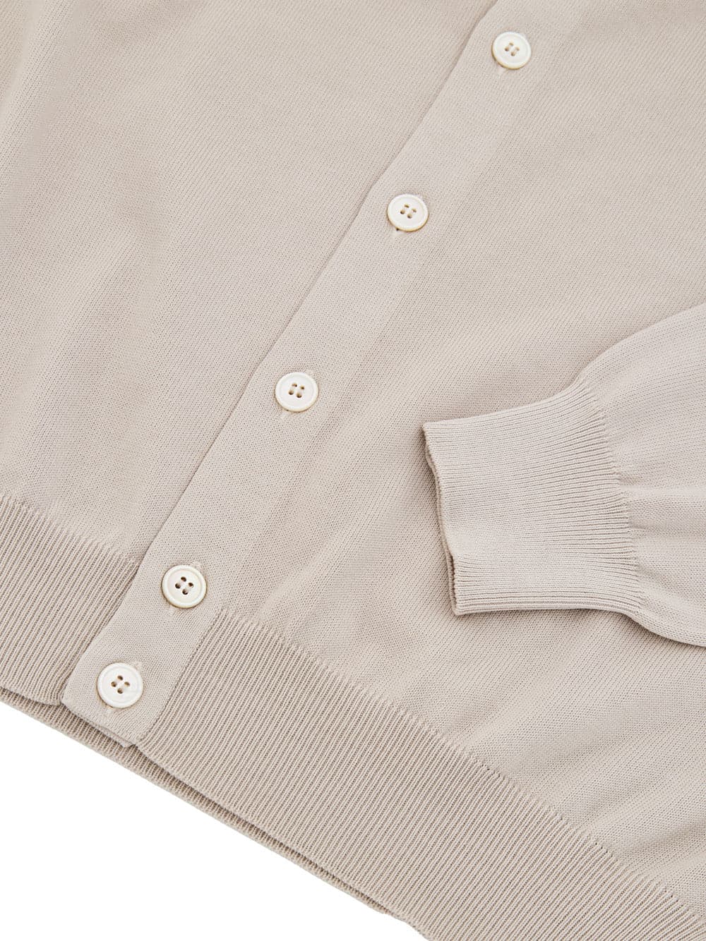 Gran Sasso Maglione Cardigan in Cotone Beige da uomo in Cardigan Drestige - Casamassima, commercioVirtuoso.it