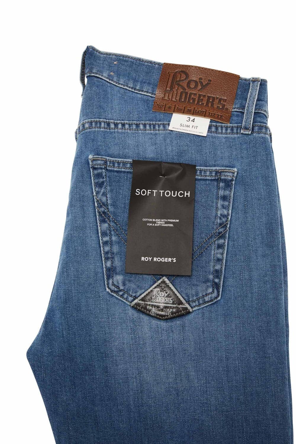 Roy Roger's Jeans uomo New Elias denim soft elas Nick denim in Jeans Broadway Red - Barletta, commercioVirtuoso.it