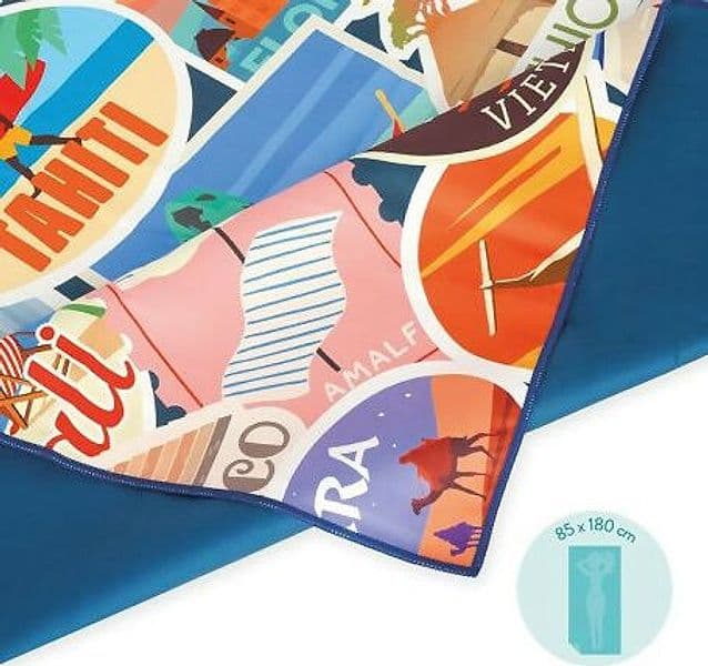 LEGAMI TELO MARE TRAVEL STICKERS - BEACH TOWEL in Teli mare Cartoleria Deja Vu - Crotone, commercioVirtuoso.it