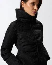 Pinko NITA IMBOTTITO TELA FULL STRAS FW25 da donna in Giacche Drestige - Casamassima, commercioVirtuoso.it