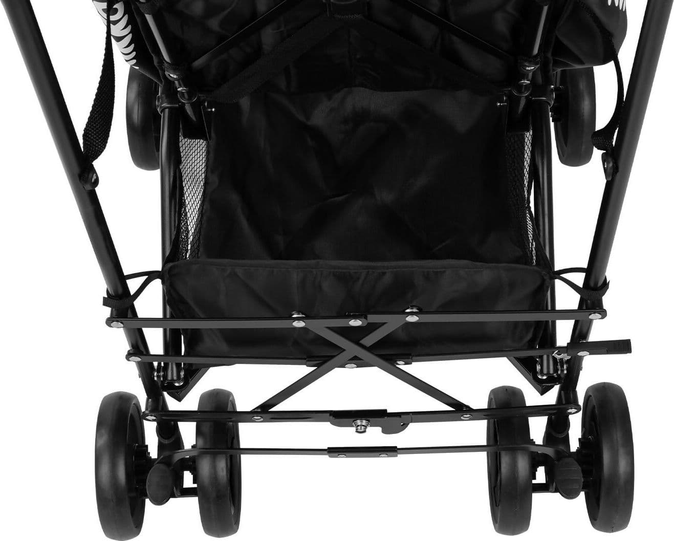 KIKKABOO Passeggino BEETLE - Passeggino da viaggio omologato fino a 22 kg - Pieghevole, Leggero, Compatto, colore NERO - telaio in alluminio, Chiusura Compatta, Schienale Reclinabile e Regolabile, Poggiagambe in Passeggini compatti Sanitaria Gioia del Bimbo - Villa San Giovanni, commercioVirtuoso.it